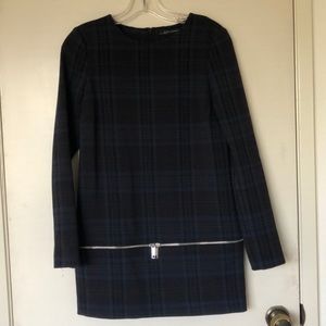 Zara Checked Zip dress